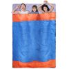 2 or 3 People Sleeping Bag for Adult Kids Lightweight Water Resistant Cotton Liner Cold Warm Weather Indoor Outdoor Use 3 Season with Sack for Spri